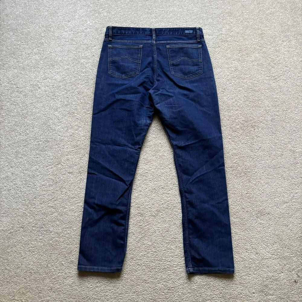 Patagonia Jeans Womens 33x28.5 Dark‎ Wash Straight Regular Organic Cotton Denim
